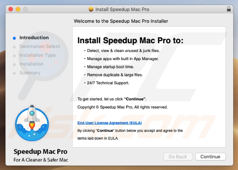 instalador de Speedup Mac Pro