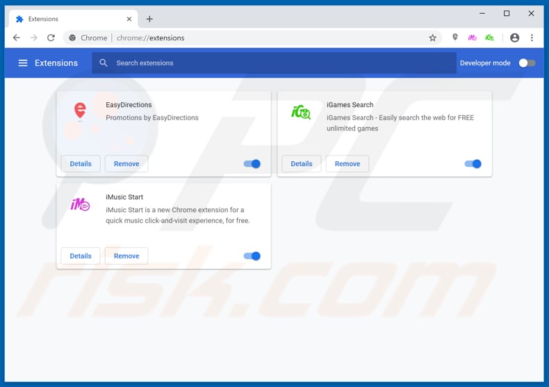 cómo eliminar las extensiones malintencionadas en Google Chrome paso 2