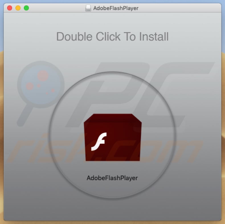 instalador falso Flash Player