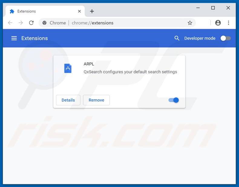 Eliminando las extensiones de Google Chrome relacionadas con mao1.club