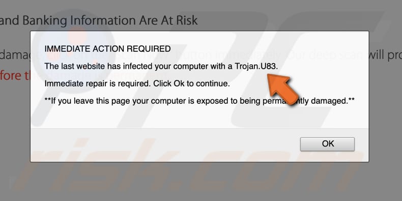 Trojan.U83 scam