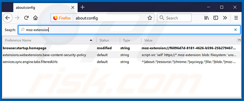 Eliminar hp.myway.com del motor de búsqueda por defecto de Mozilla Firefox