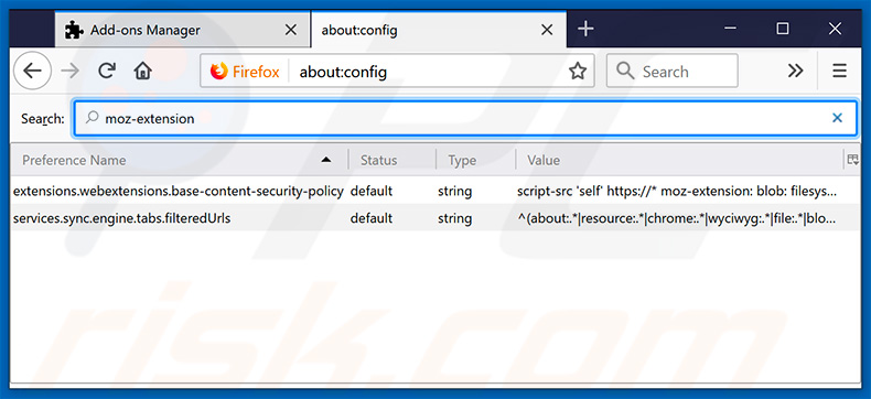 eliminar approvedresults.com como buscador web de Mozilla Firefox