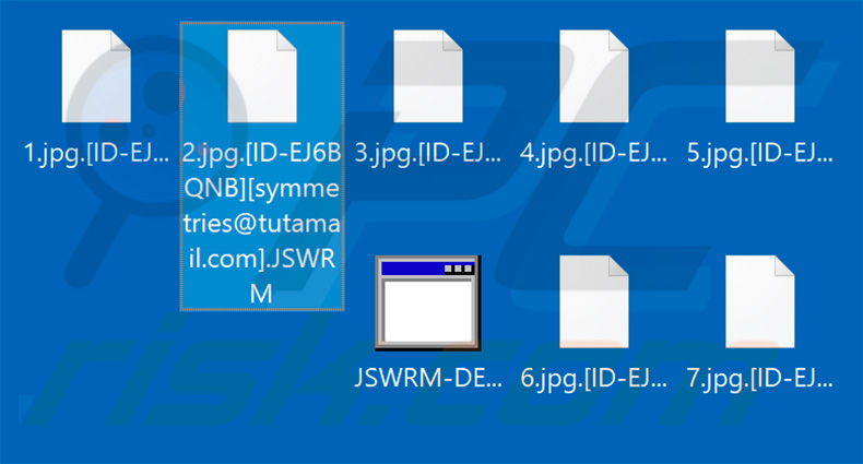 archivos encriptados por JSWRM