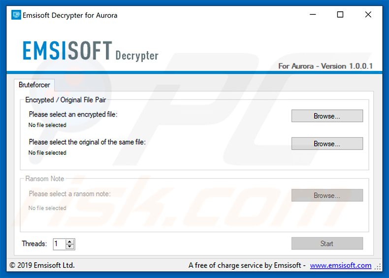 desencriptador Emsisoft por ransomware Peekaboo