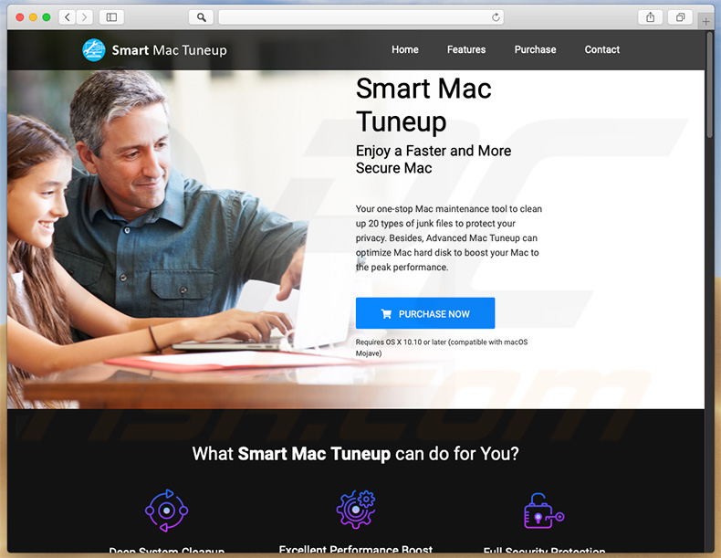 sitio web Smart Mac Tuneup