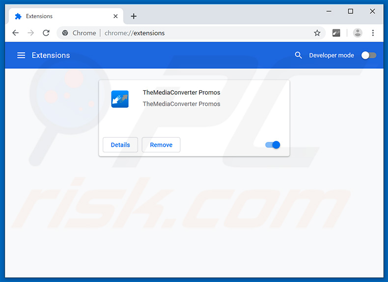 cómo eliminar los anuncios de TheMediaConverter Promos en Google Chrome paso 2