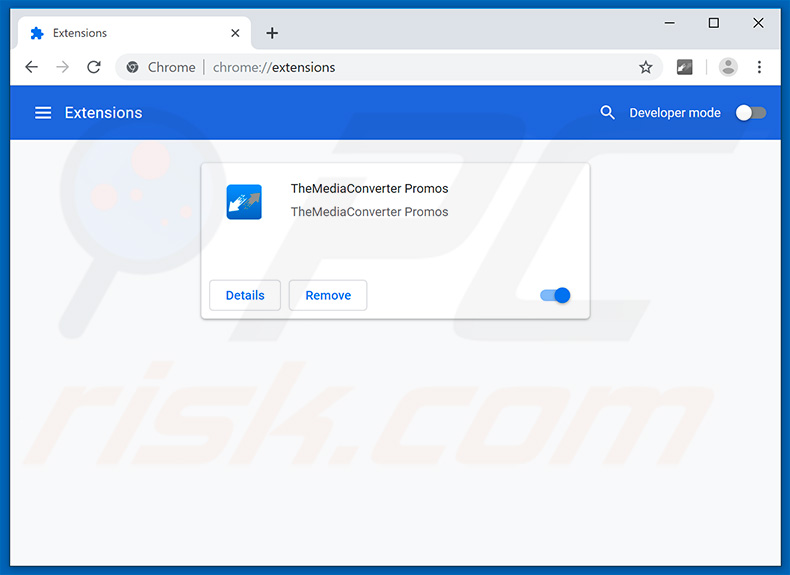 cómo eliminar los anuncios de TheMediaConverter Promos en Google Chrome paso 2
