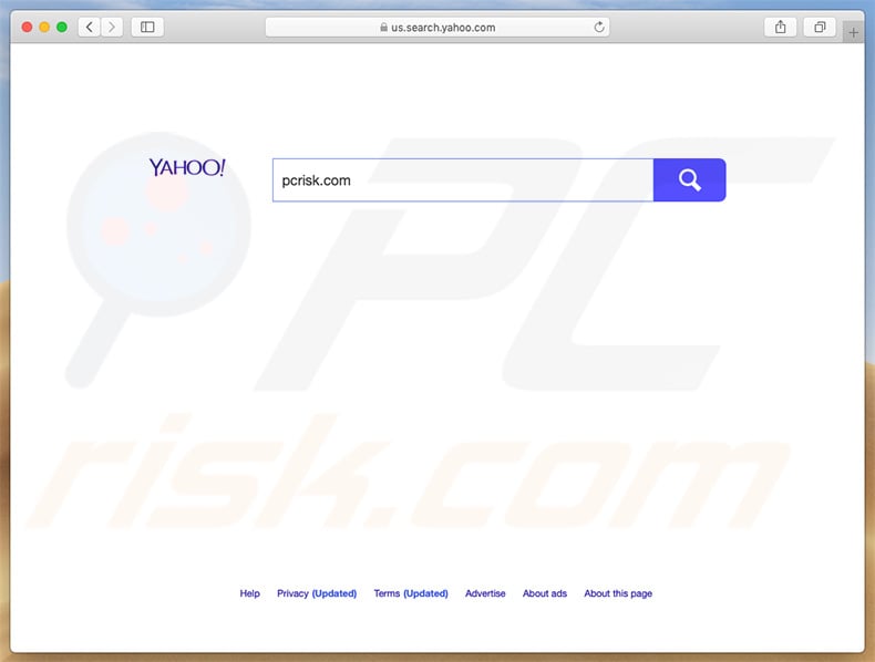Top Results ocasionando redireccionamientos al buscador de Yahoo