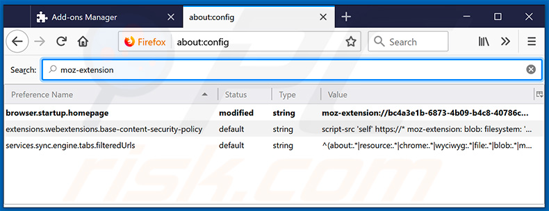 Eliminando search.hmyloginhelper.com del motor de búsqueda predeterminado de Mozilla Firefox