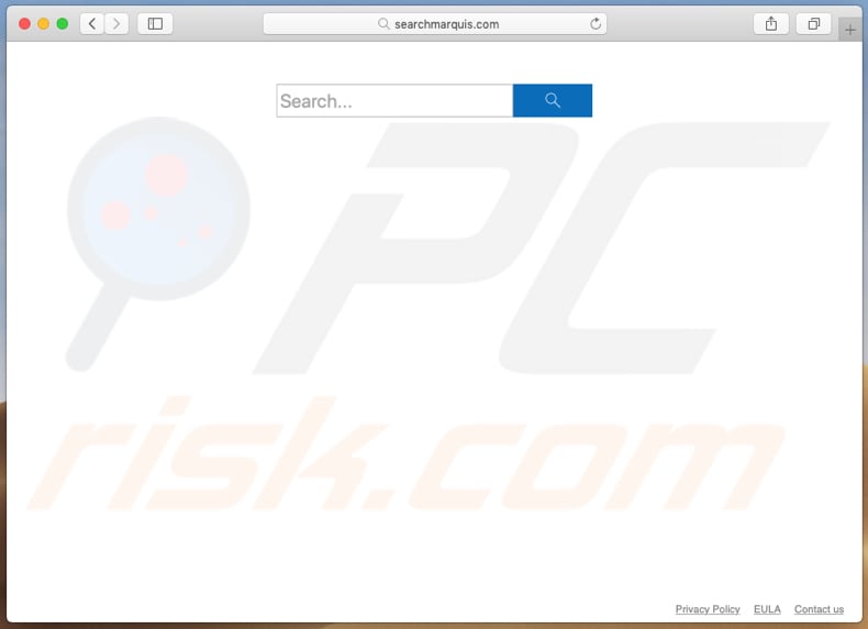 Secuestrador de navegadores searchmarquis.com en una computadora Mac
