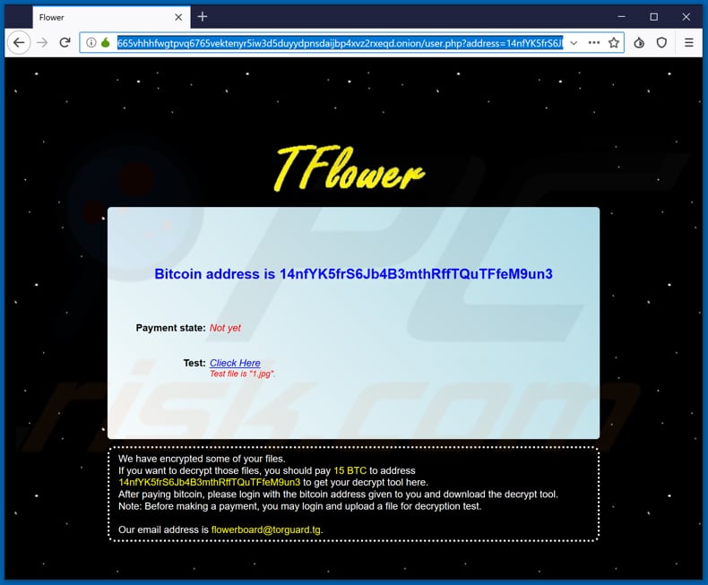 sitio web TFlower