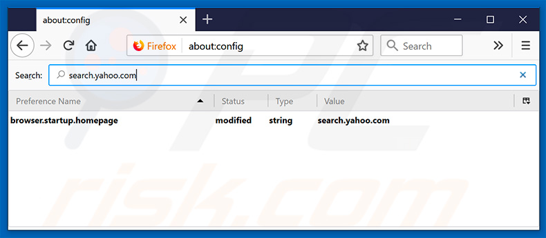 eliminar search.yahoo.com como buscador web de Mozilla Firefox