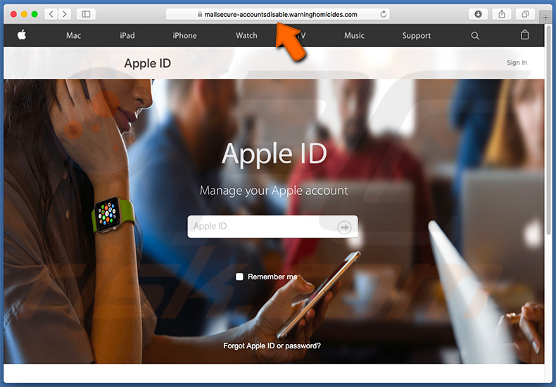 estafa Apple ID