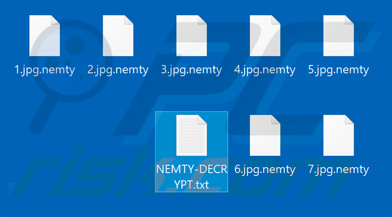 archivos cifrados por NEMTY PROJECT