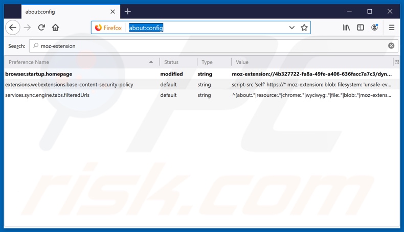 eliminar hp.myway.com como buscador web de Mozilla Firefox