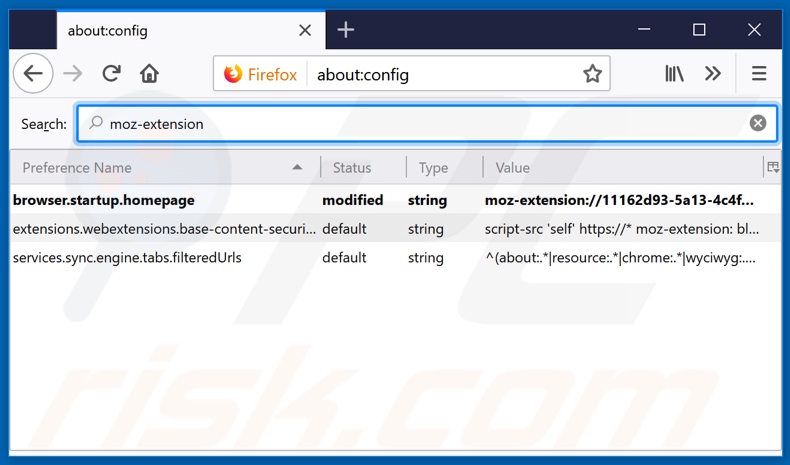 eliminar hp.myway.com como buscador web de Mozilla Firefox