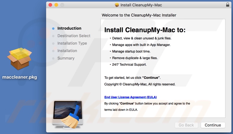 Instalador Cleanup My Mac