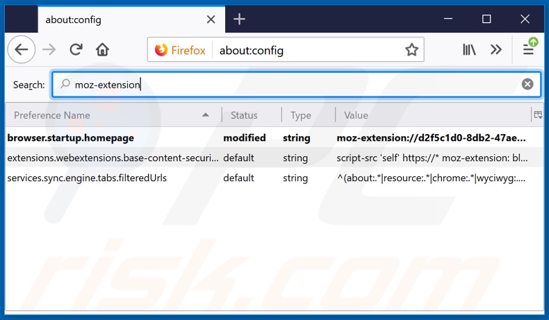 Eliminando search.betterconverterprotab.com del motor de búsqueda predeterminado de Mozilla Firefox