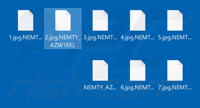 Archivos cifrados por NEMTY REVENGE 2.0