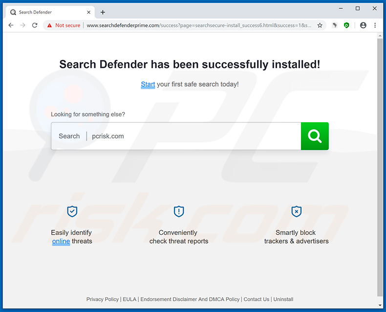 Secuestrador de navegadores searchdefenderprime.com