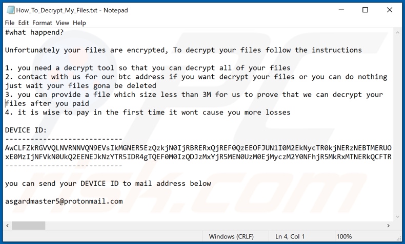 Instrucciones de desencriptamiento de Ragnarok (How_To_Decrypt_My_Files.txt)