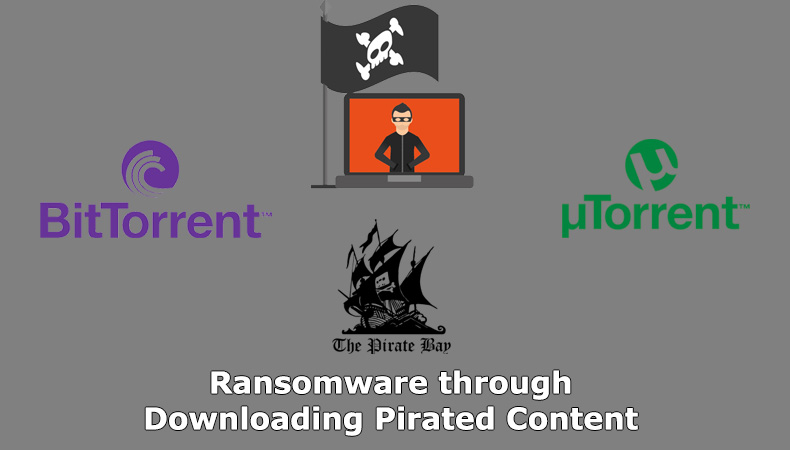 Ransomware mediante la descarga de contenido pirateado