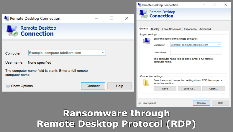 Ransomware a través del Protocolo de Escritorio Remoto (RDP)