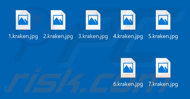 Archivos cifrados por el ransomware Kraken (extensión .kraken)