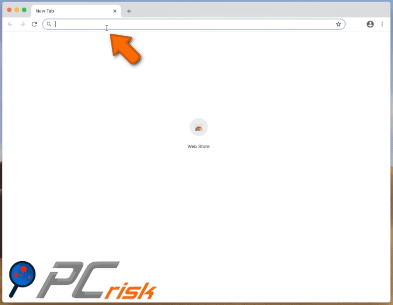 Adware DesktopCoordinator que promociona el motor de búsqueda falso search.adjustablesample.com (GIF)