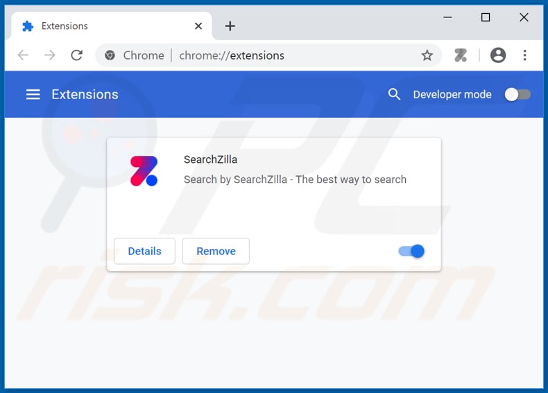 Eliminando las extensiones de Google Chrome relacionadas con feed.search-zilla.com