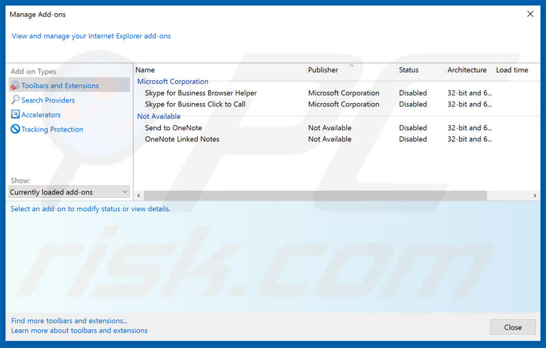 Eliminando la dirección no deseada de Internet Explorer