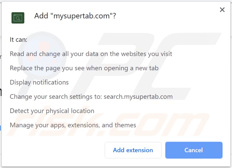 MySuperTab pide permiso para ser instalado