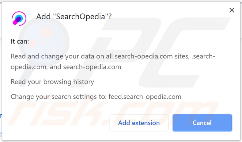 Secuestrador de navegadores searchopedia pide permiso para ser instalado