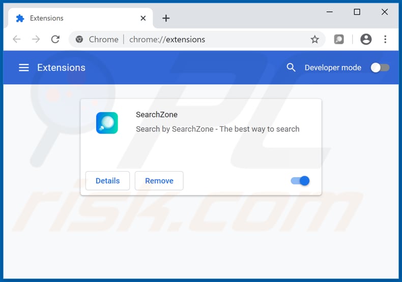 Eliminando las extensiones de Google Chrome relacionadas con feed.search-zone.com