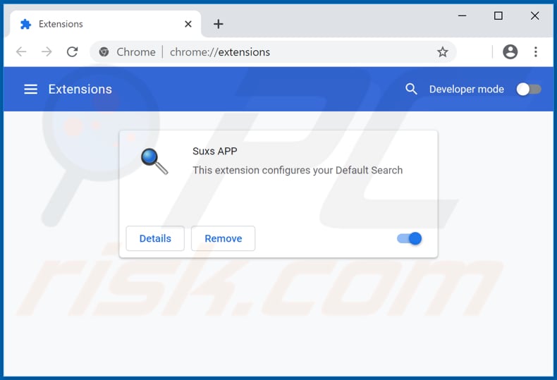 Eliminando las extensiones de Google Chrome relacionadas con searchred01.xyz