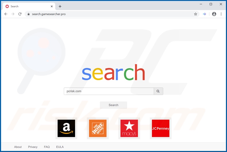 Secuestrador de navegador search.gamesearcher.pro