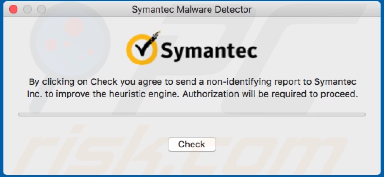 Malware Proton disfrazado de aplicación falsa Symantec Malware Detector