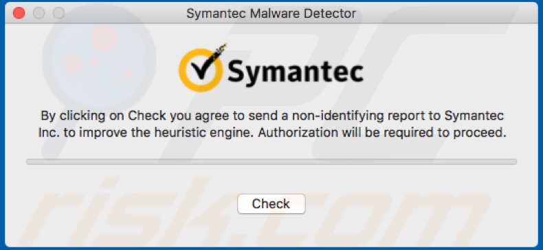 Malware Proton disfrazado de aplicación falsa Symantec Malware Detector