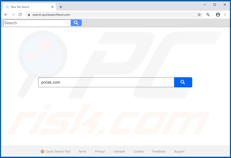 Secuestrador de navegador quicksearchtool.com