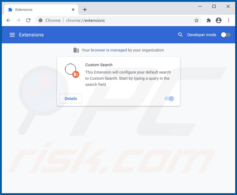 Eliminando las extensiones de Google Chrome relacionadas con customsearch.info