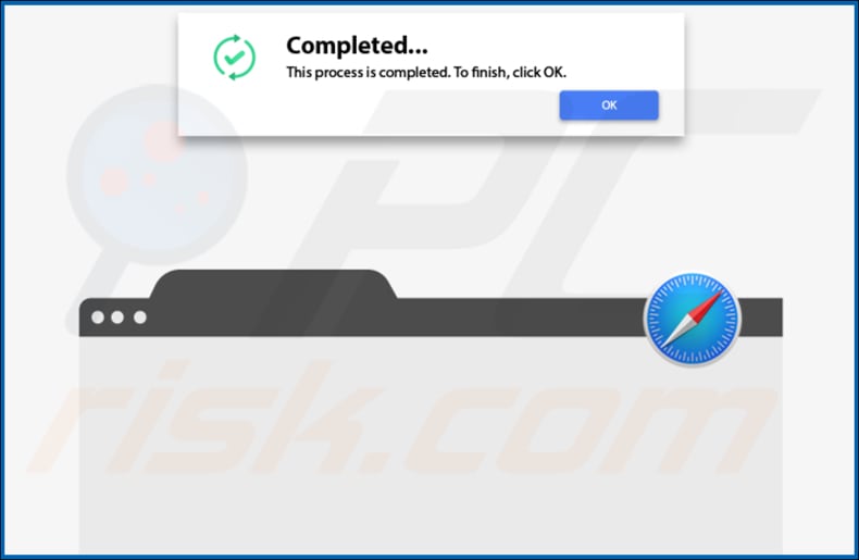 La ventana emergente del adware BoostCoordinator se muestra una vez finalizada la instalación