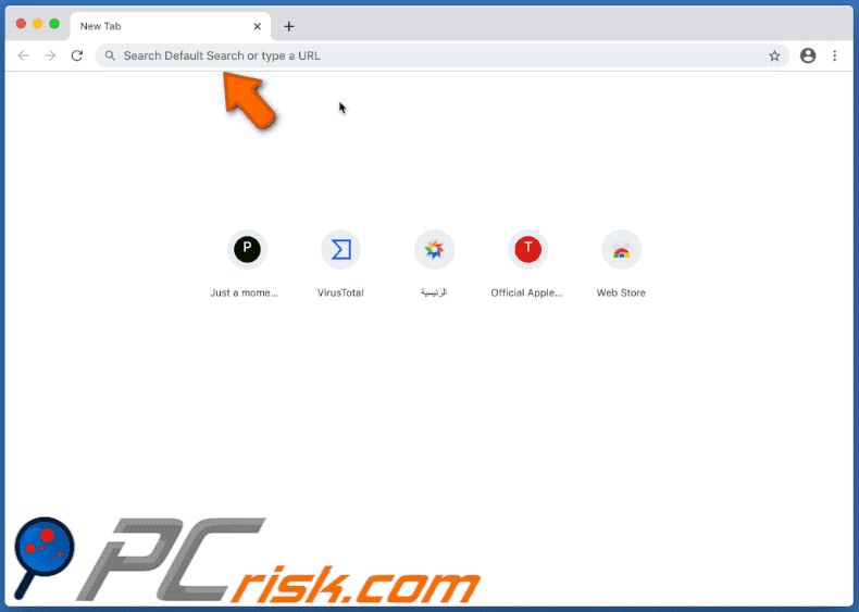 Adware ExpandedCommand que promociona search.locatorunit.com (GIF)
