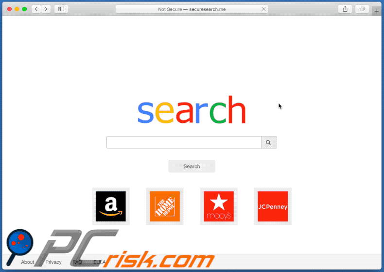 Securesearch.me redirige a webcrawler.com