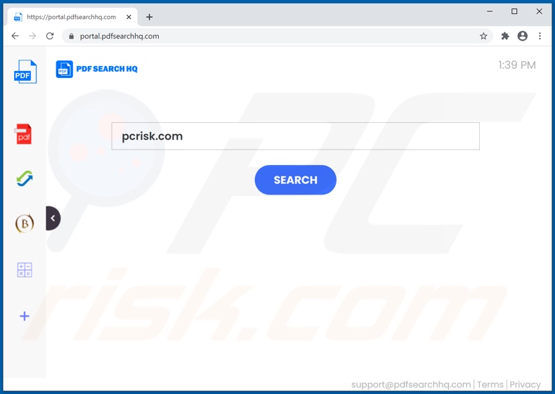 Secuestrador de navegadores PDFSearchHQ.com