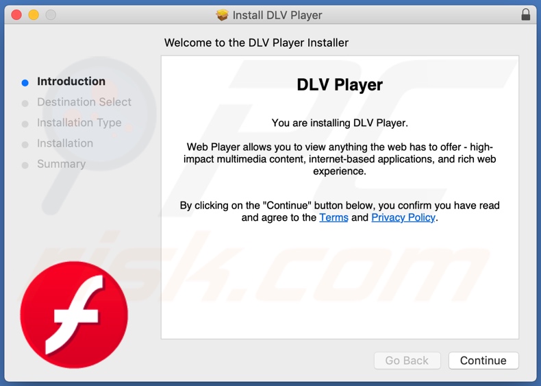 Instalador de DLVPlayer distribuyendo HelperService