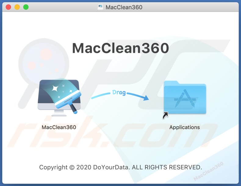 Configuración de instalación de la PUA MacClean360