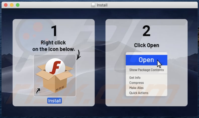 Instalación del adware ProtocolPort Paso 1