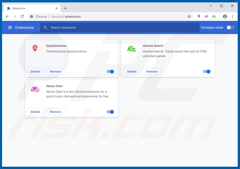 Eliminando los anuncios de Chrome search contest 2021 de Google Chrome paso 2