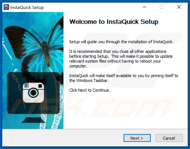 Instalador de adware InstaQuick